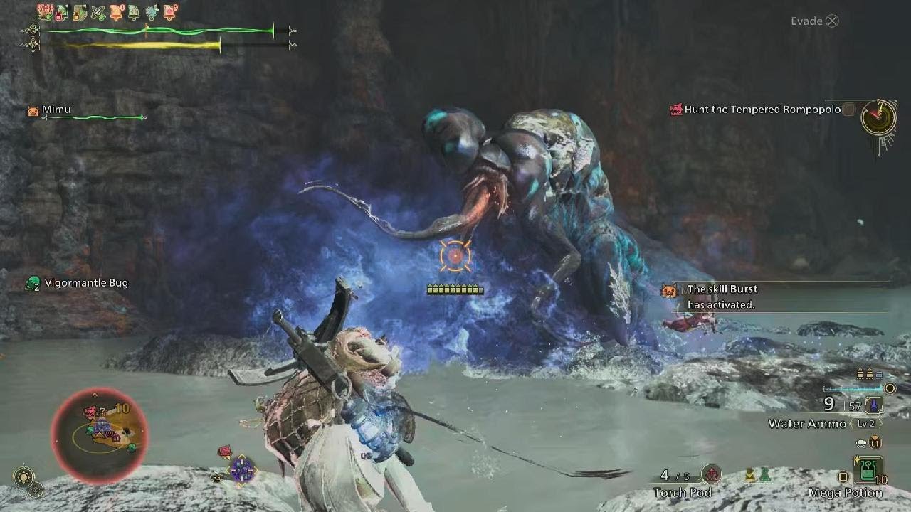 Monster Hunter Wilds HBG vs 10 stars rompopolo