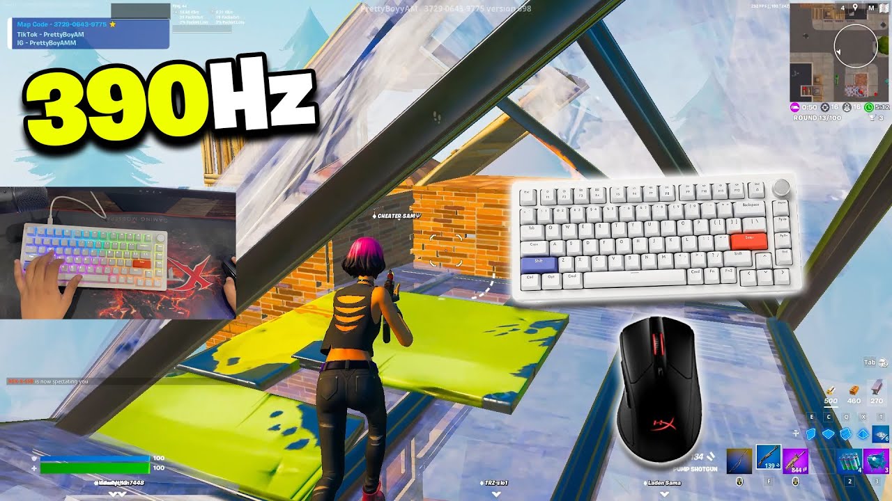 Drunk Deer A75 ASMR Chill🤩 Satisfying Gameplay (Fortnite 390HZ)