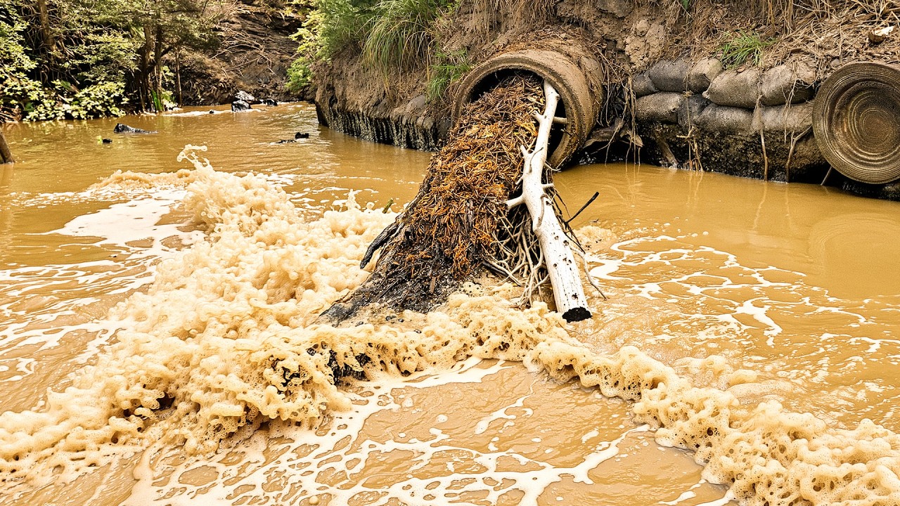 You Won’t Believe What Was Stuck Inside This Culvert!
