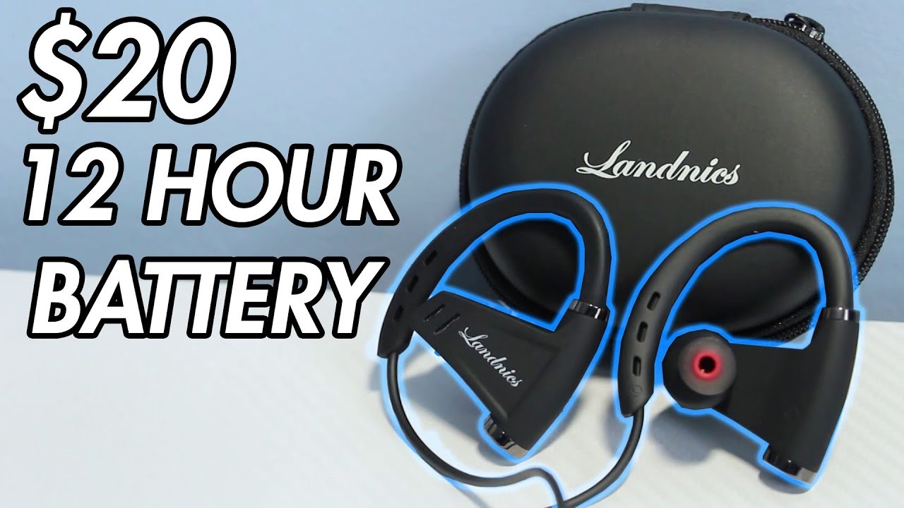 $20 Landnics BT Earphones - 12 HOURS of Playback! [ROVIEW]