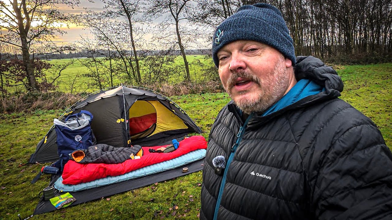 How I keep warm when winter camping in the UK