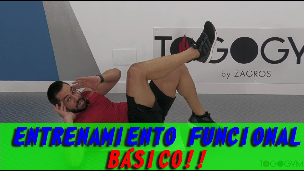 Entrenamiento Funcional Básico | Basic functional training | Lunge , squat, plancha