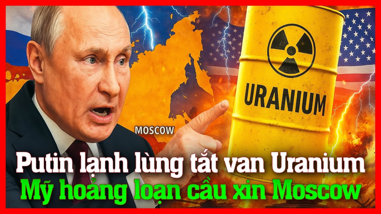 Nga tắt van Uranium, Mỹ hoảng loạn cầu xin Moscow – Trật tự thế giới đảo chiều