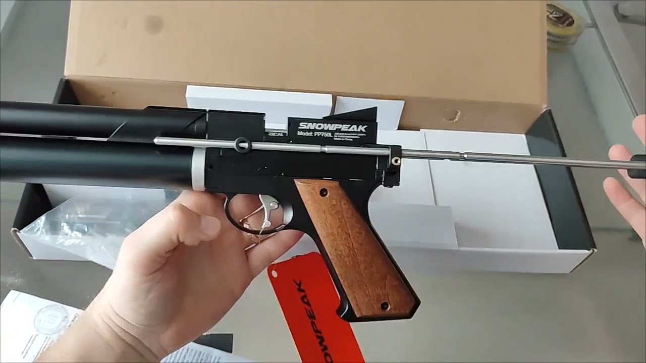 Обзор, разбор и тест в хрон пистолета PCP SnowPeak PP750L, 5.5 ( andreiyakimov1984@gmail.com)