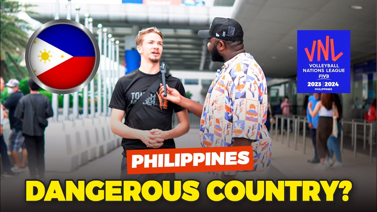 Foreigners first impressions of the Philippines (Men's VNL 2024 Interview)