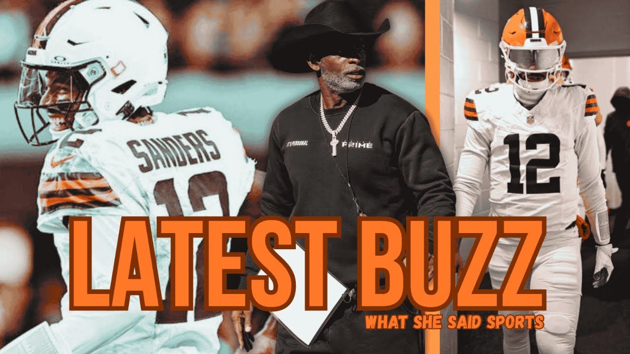 The Latest Buzz | Shedeur in CLE, What I think of GO GO Offense at CU in 2026, Coach Prime