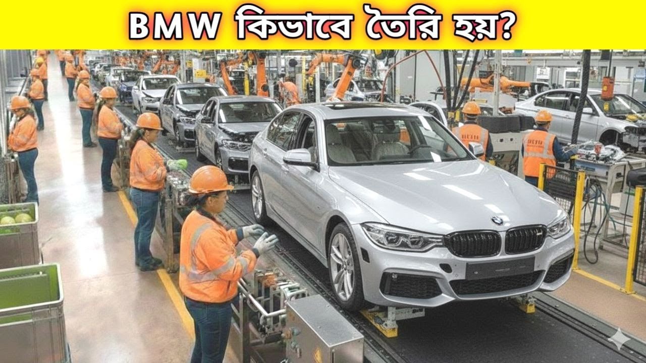 BMW গাড়ি কীভাবে তৈরি হয়? 🏎️ | How BMW Cars Are Made? (Inside the Factory)
