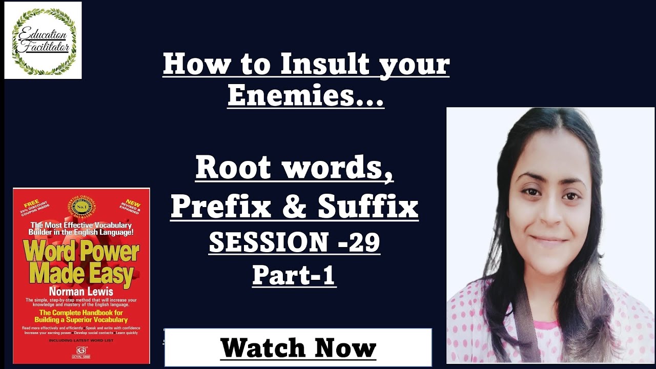 SESSION 29 | WORD POWER MADE EASY| VOCABULARY 