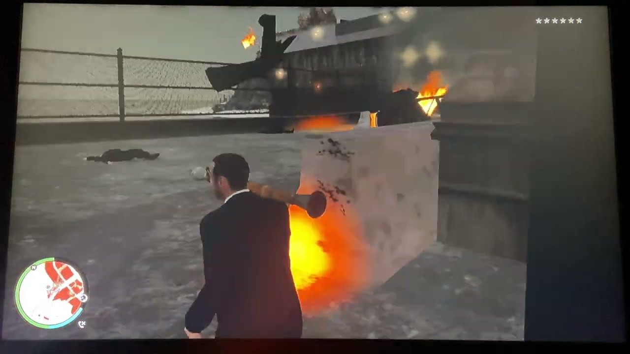 GTA 4 - Cop Shootout + 6 Star Escape