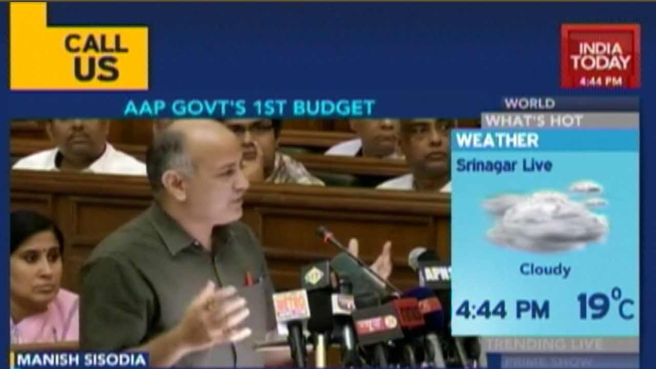 AAP Government Presents Its First Budget In Delhi Assembly