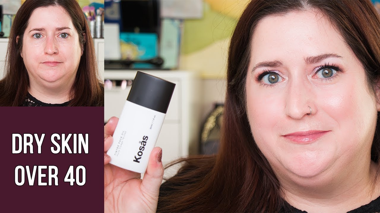 KOSAS TINTED FACE OIL FOUNDATION | Dry Skin Review & Wear Test