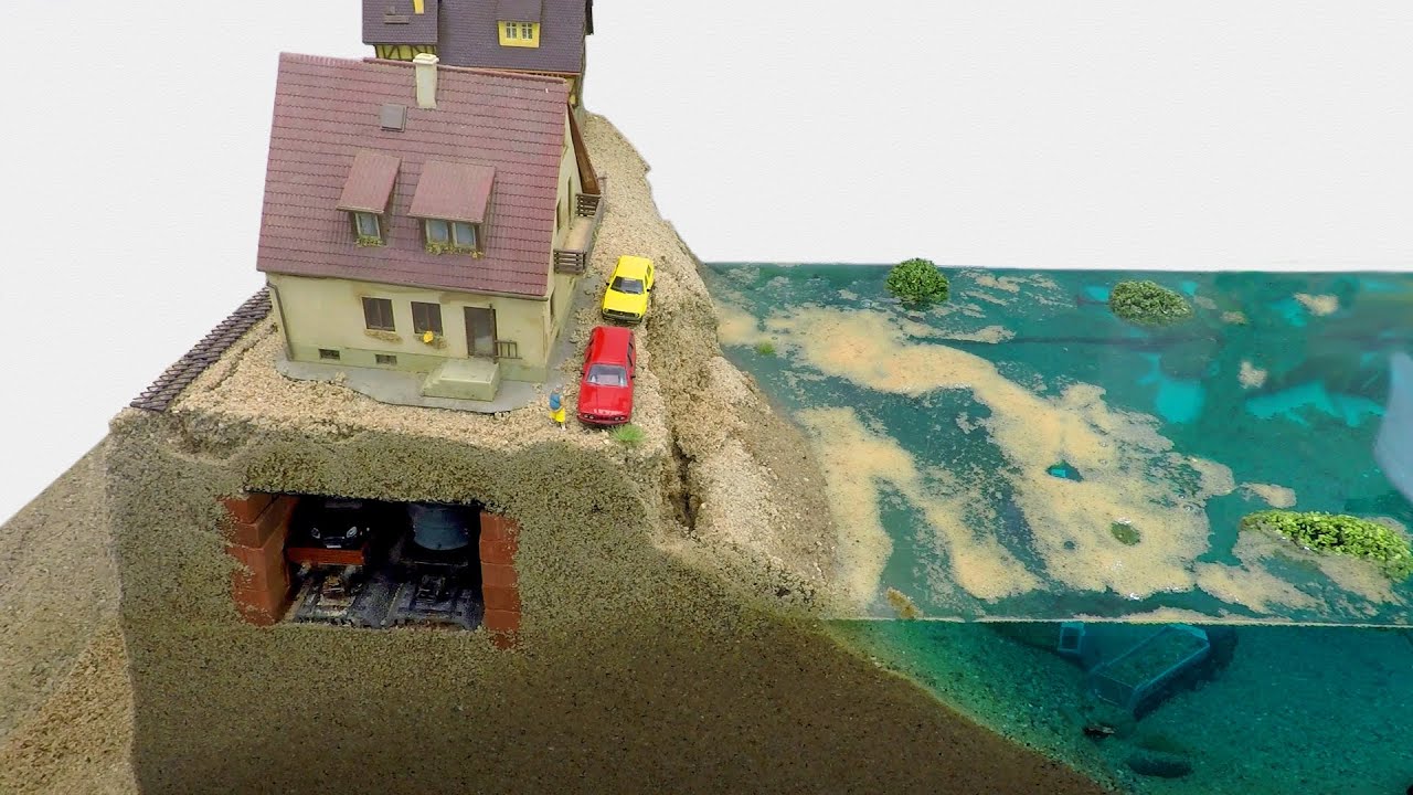 Mini Model | Railroad Tunnel under Town