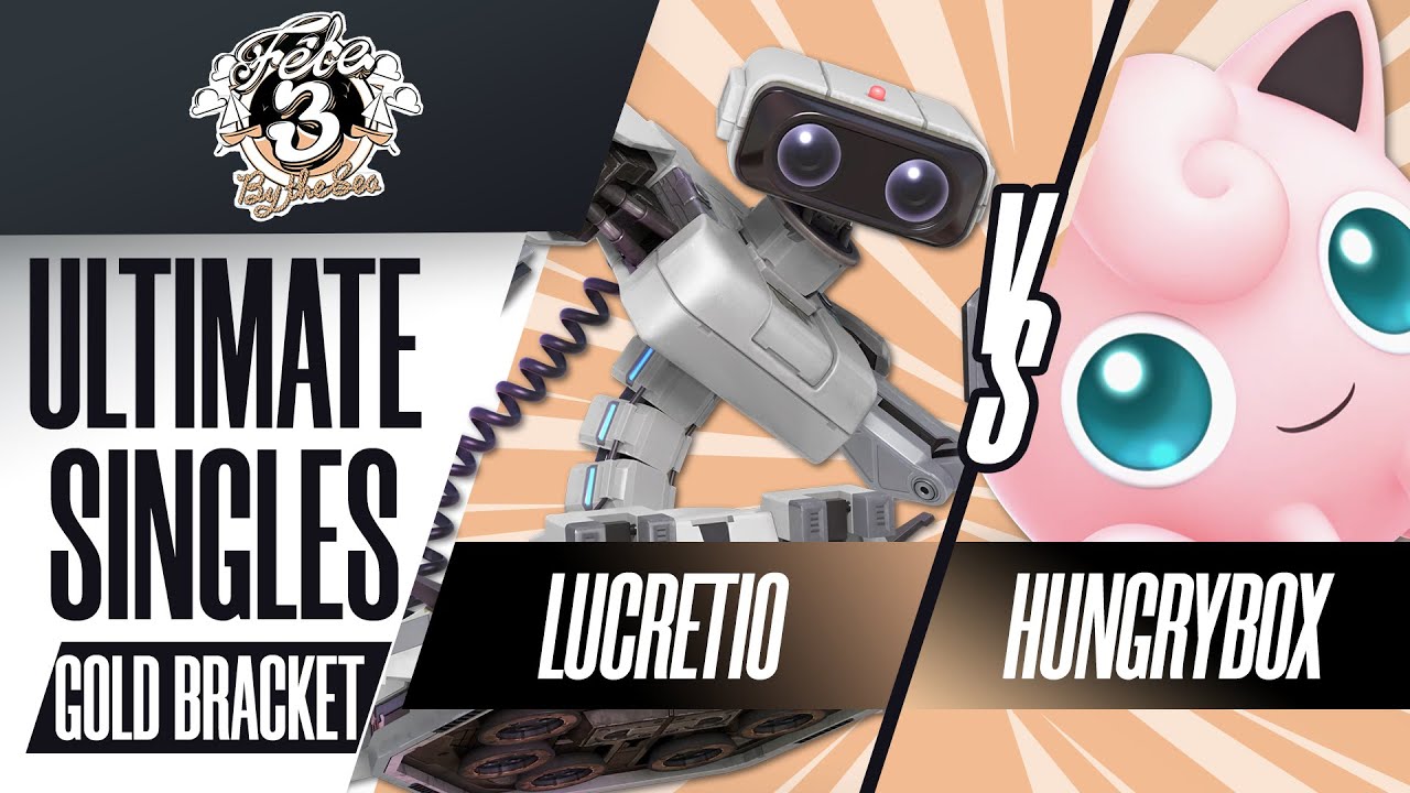 Lucretio (R.O.B.) vs Hungrybox (Jigglypuff) - Ultimate Singles Gold Bracket Losers Finals - Fête 3: