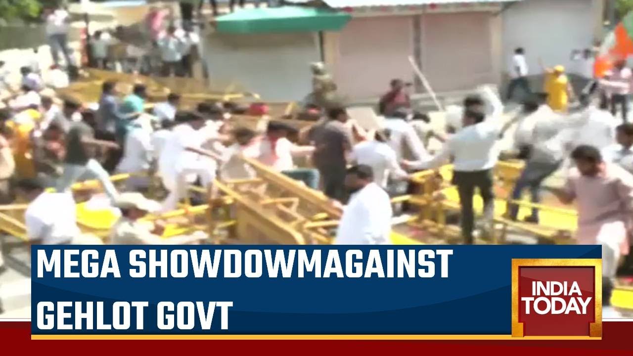 Jaipur: BJP Protest In Support Of Pulwama Widows; Rajasthan Cong Leader RC Choudhary Hits Out At BJP