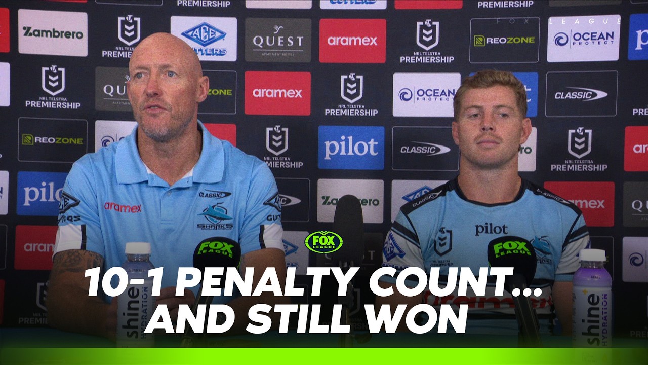 Fitzgibbon Praises Defence 👏 &lsquo;Very Pleased&rsquo; After Strong Sharks Victory | Press Conference