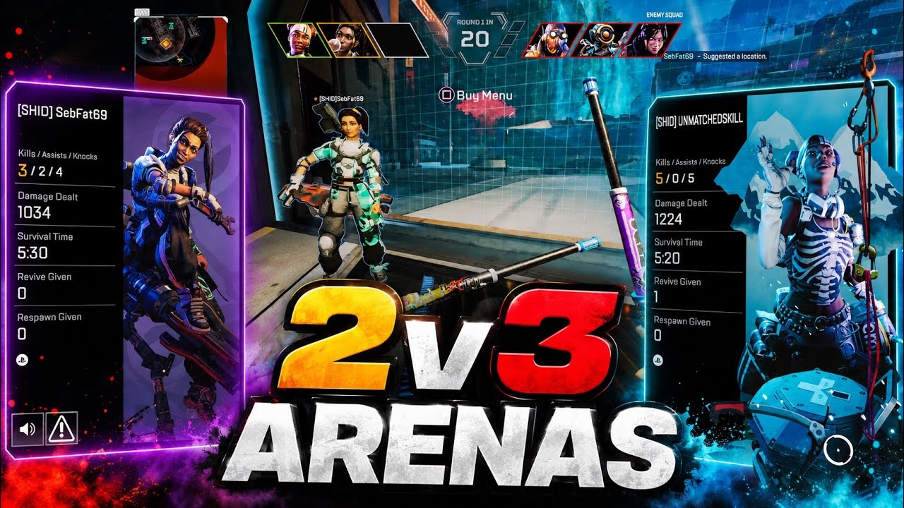 My Friend And I Win A 2v3 In Ranked Arenas 