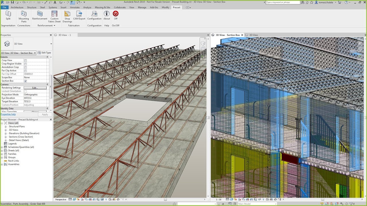 Revit 2019: Precast Automation for Lattice Girder Slabs