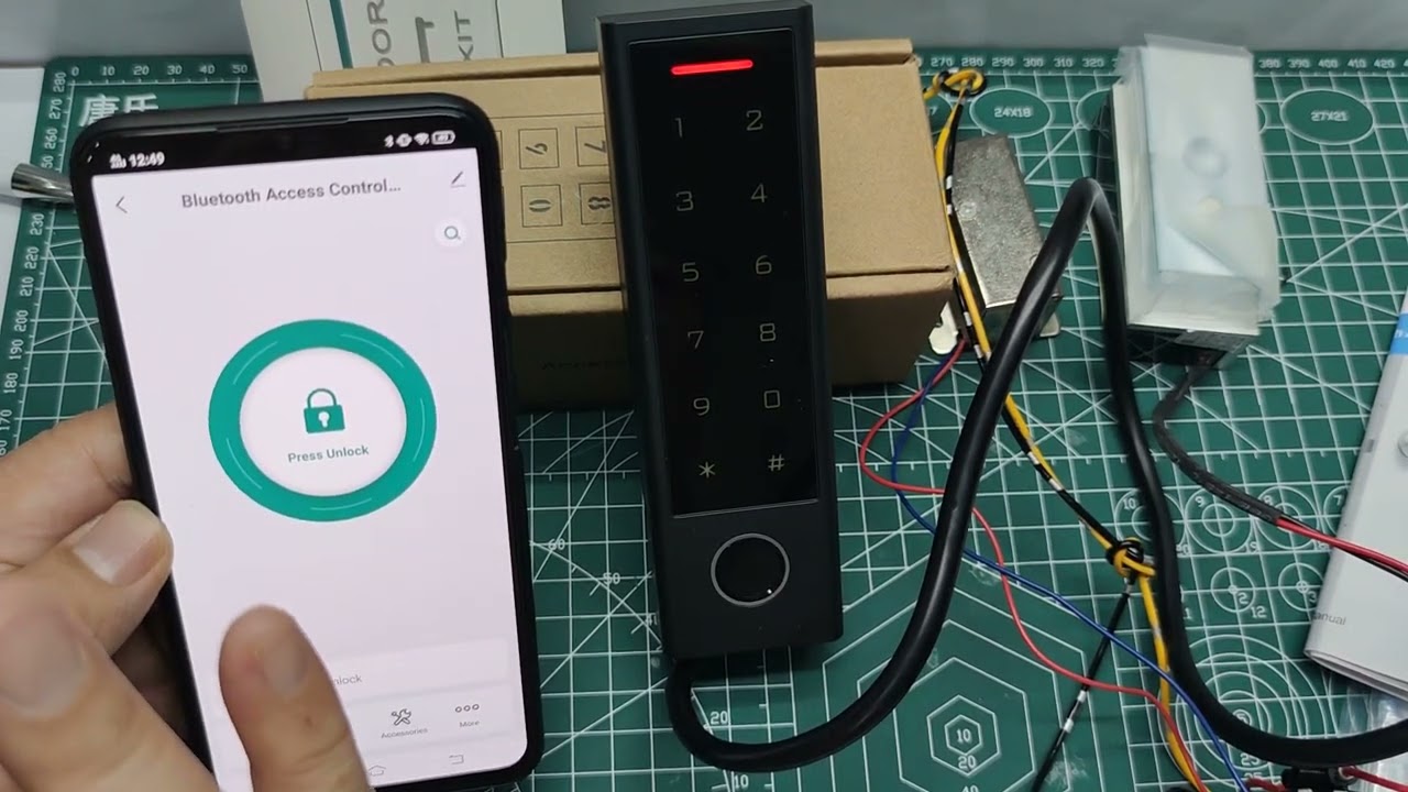 TUYA BLUETOOTH FINGER PRINT RFID CONTROLLER 13.56 MHZ JSL BEJO SHOP