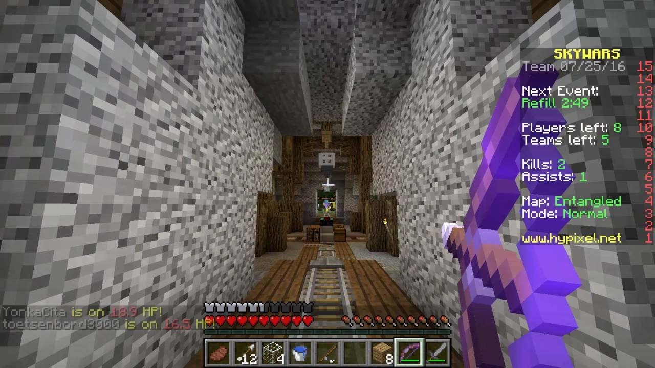 Video Brutto Registrato di Notte - Minecraft Skywars