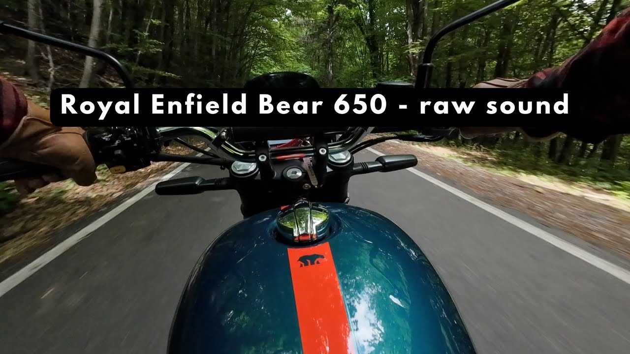 Royal Enfield Bear 650 RAW sound [uphill ride - Sljemenska cesta]