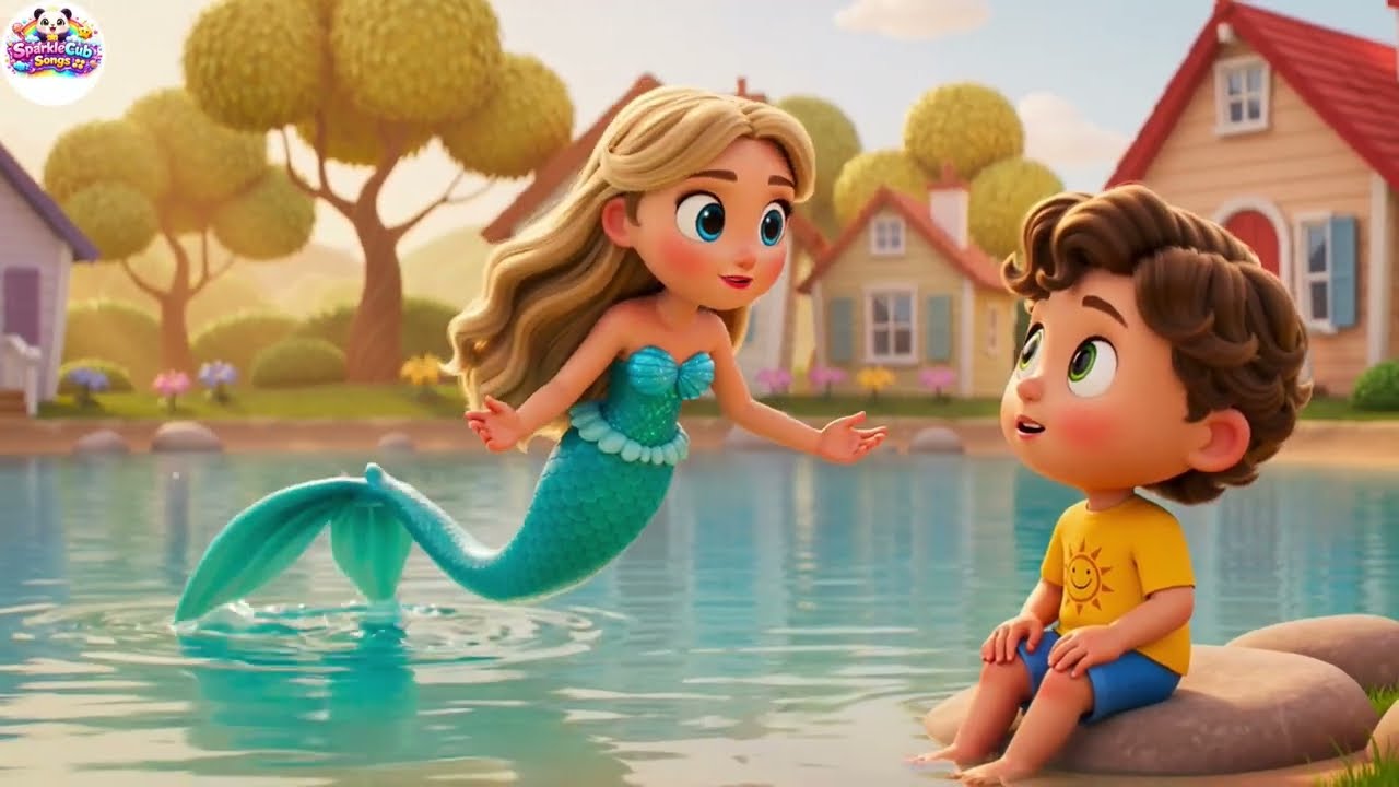 🧜‍♀️🌊 Magical Mermaid Lagoon | Fun Nursery Rhyme for Kids | Baby Songs & Animated Rhymes