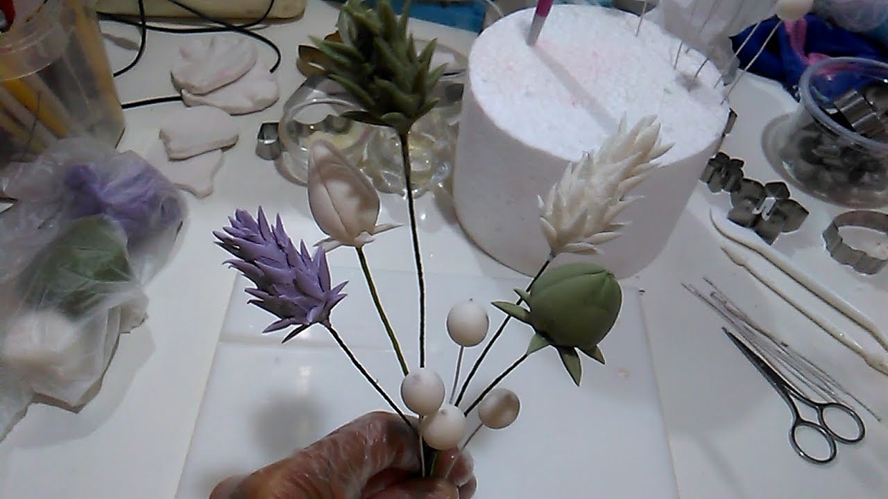 Botões para flores de preenchimento