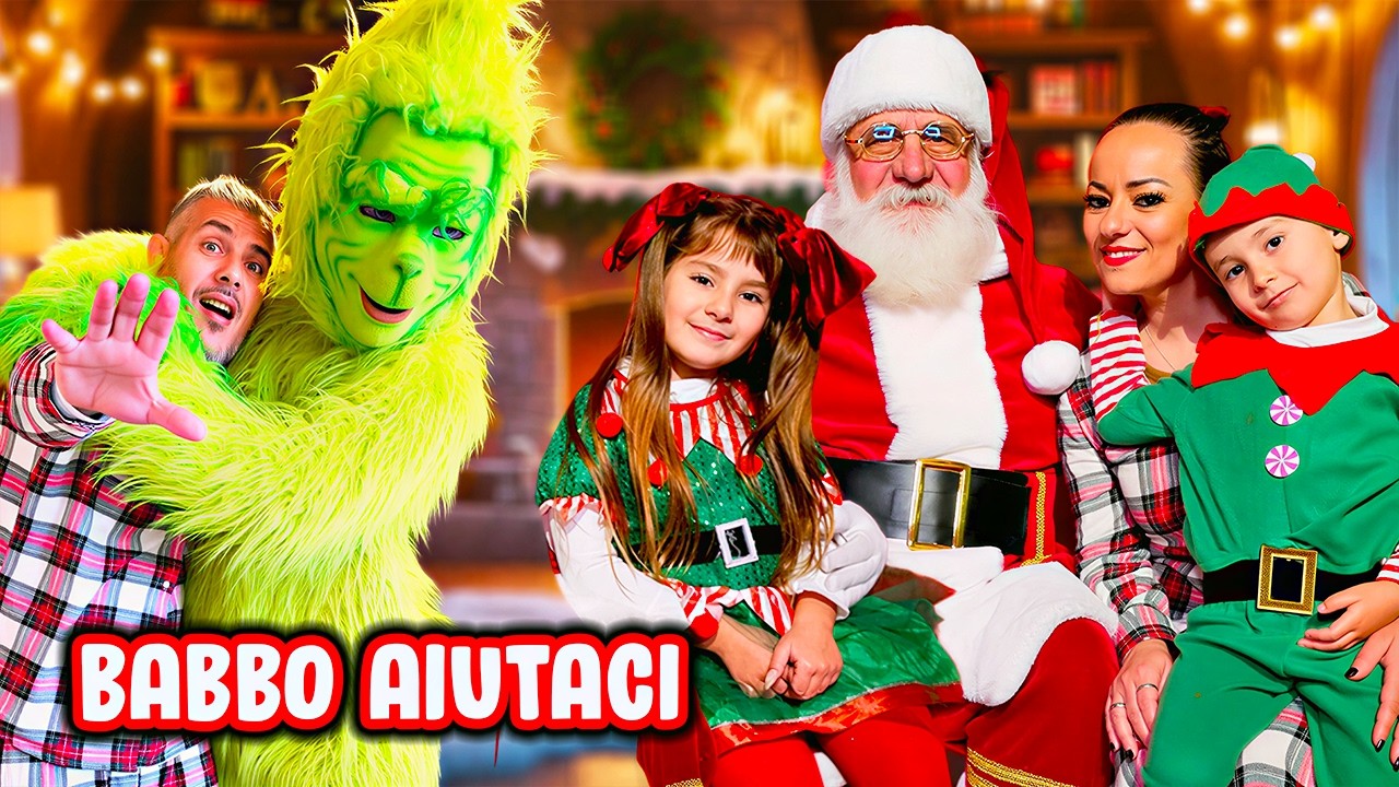 MARTINA MISSY INCONTRA IL VERO GRINCH!  E VA A VIVERE A CASA DI BABBO NATALE 