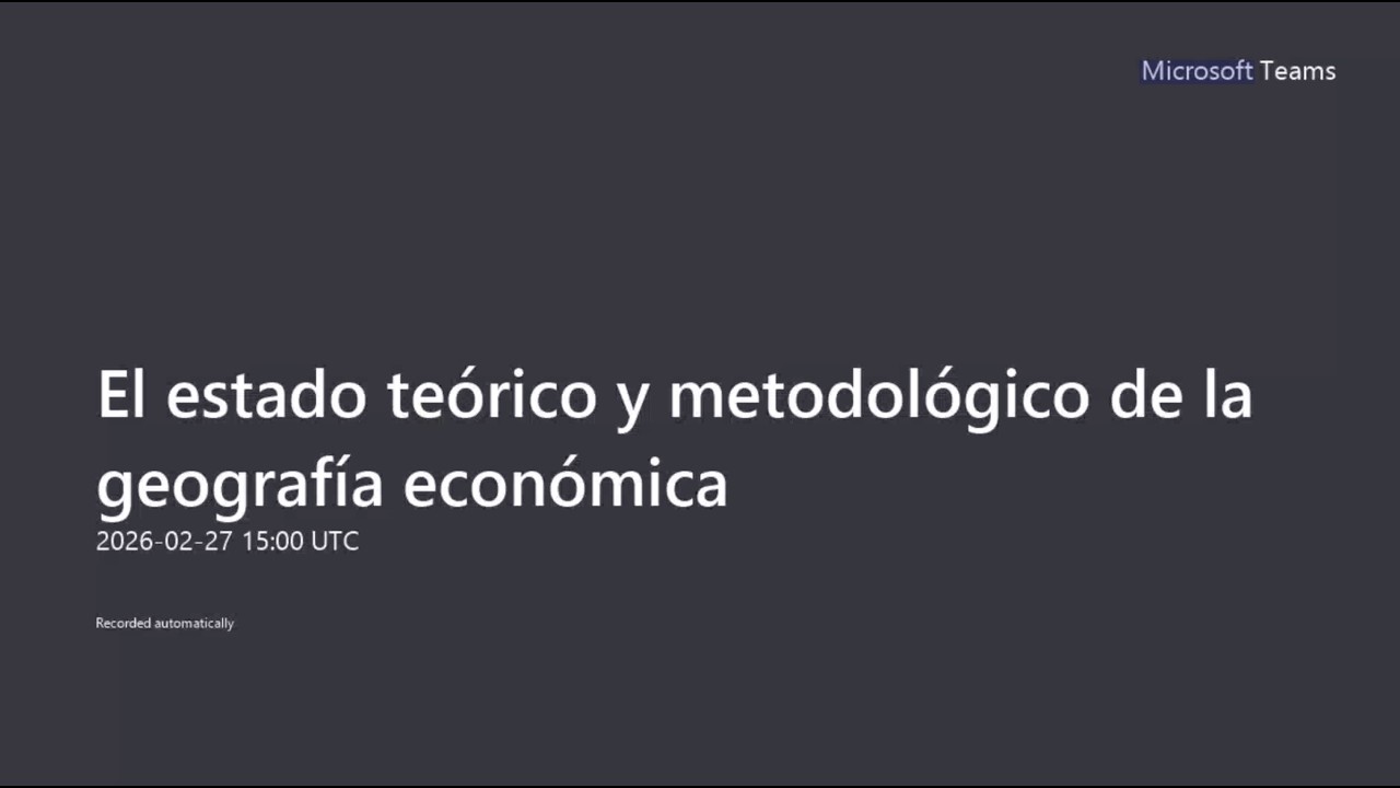 El estado teórico y metodológico de la geografía en Colombia.