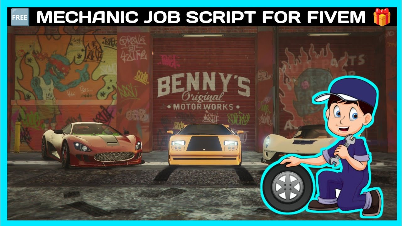 MECHANIC JOB 🤯 *FREE* | FiveM Roleplay Scripts | FiveM Tutorial 2023 | MJ DEVELOPMENT