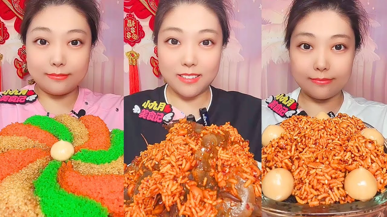 ASMR Chinese Food Eating Show | Traditional Street Food Mukbang #172