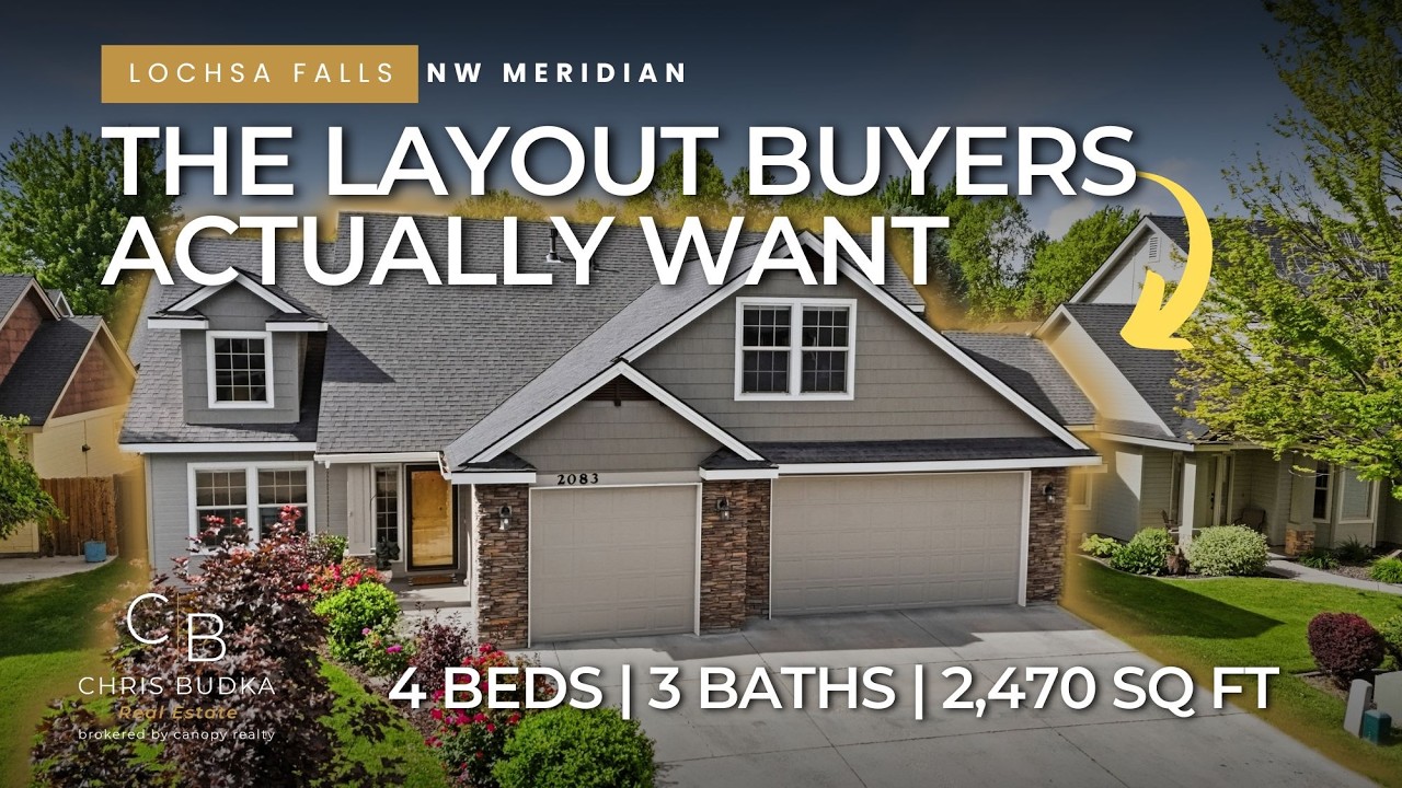 4 Bedroom Home in Meridian ID with Main-Level Living | Lochsa Falls Home Tour