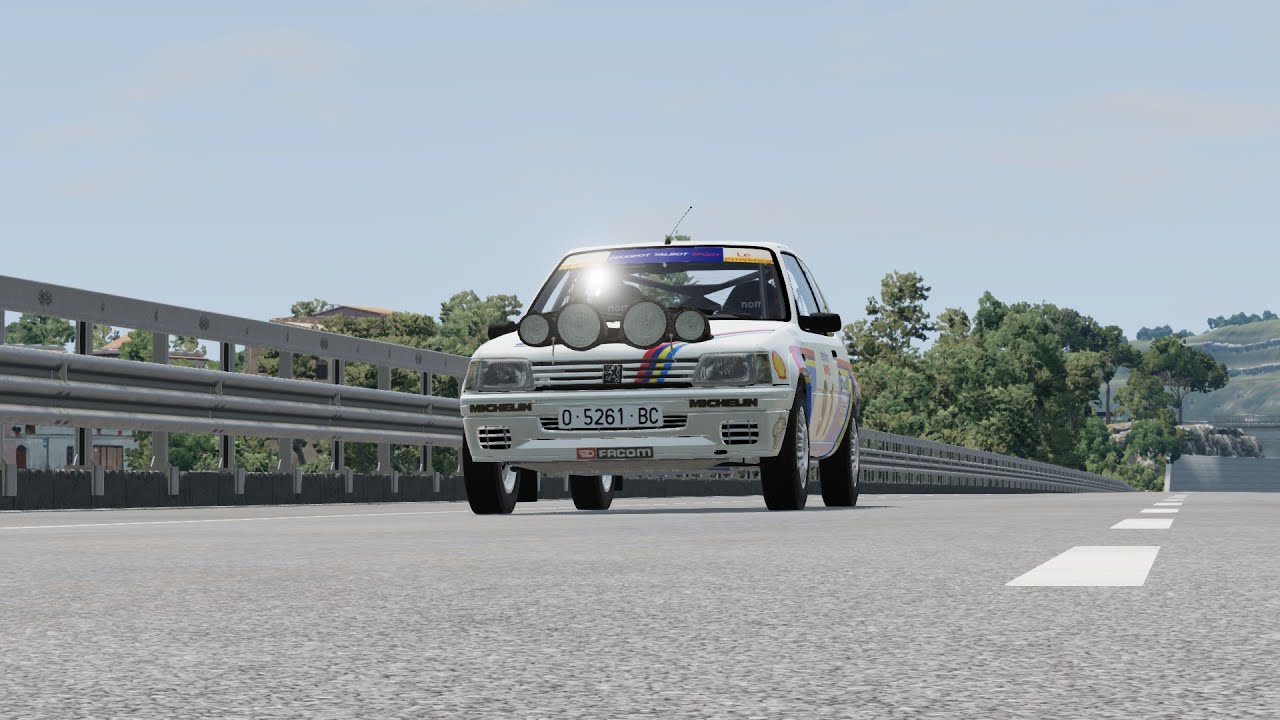 Peugeot 205 2/2 - Beamng Drive Map : Italy | XL ; XR ; 1.6 GTI ; 1.3 Rallye ; Tolman Edition