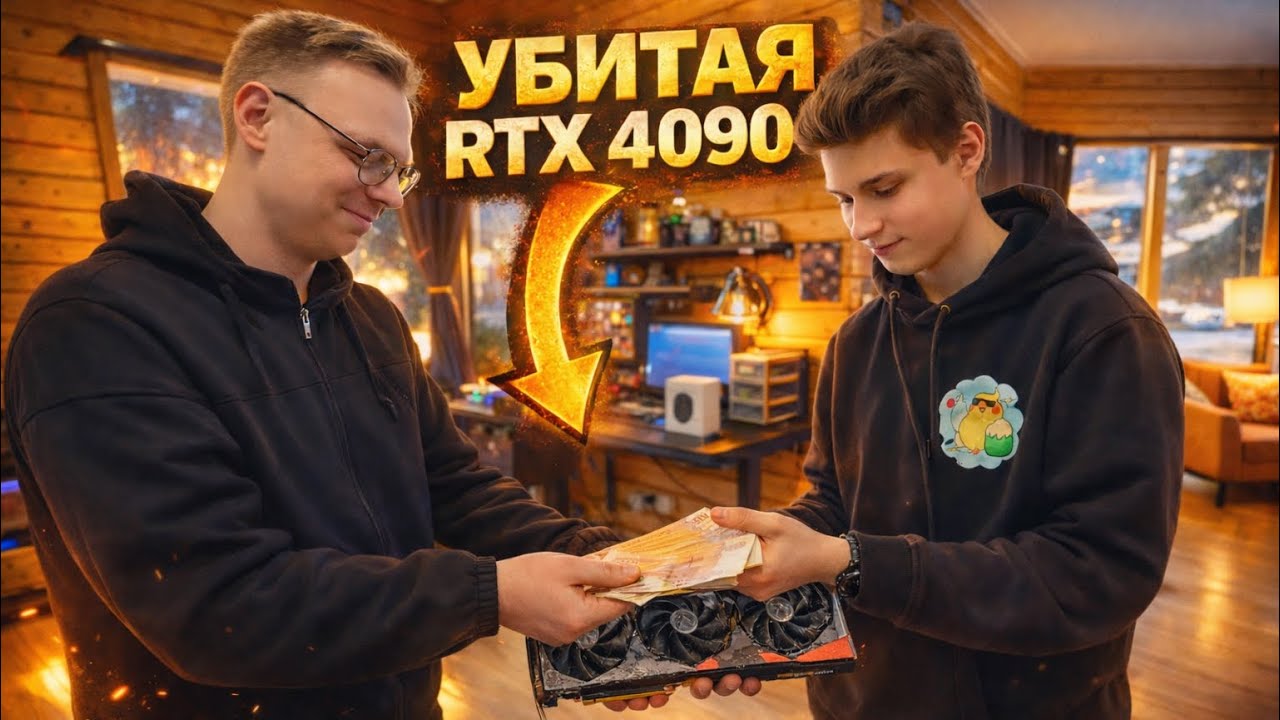 Клиент купил «убитую» RTX4090 за 60.000 рублей на x1! 😱 Для чего?  