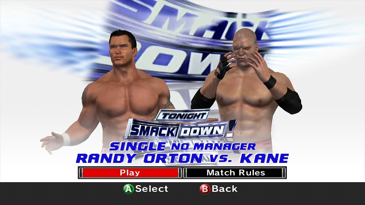 WWE SmackDown VS Raw 2007 Xbox360 - Randy Orton VS Kane [2K][mClassic]