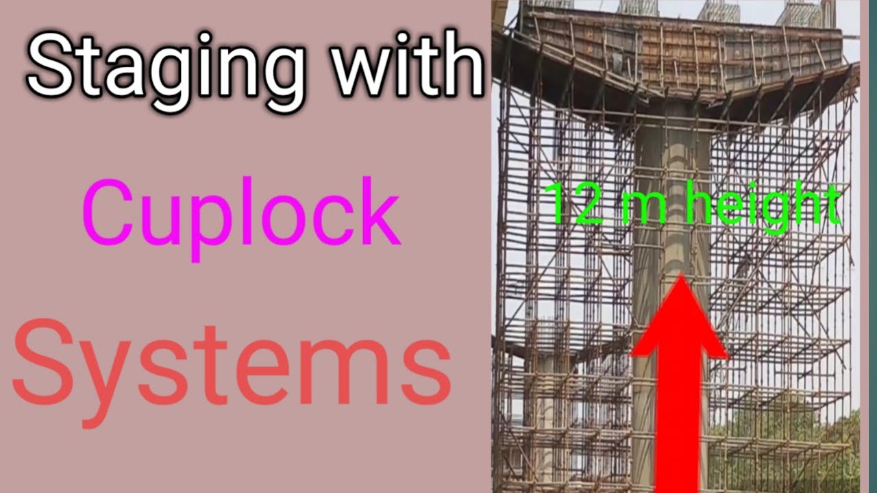 Staging With Cuplock System || Cuplock Scaffolding System || Cuplock Staging ||Cuplock Staging Work