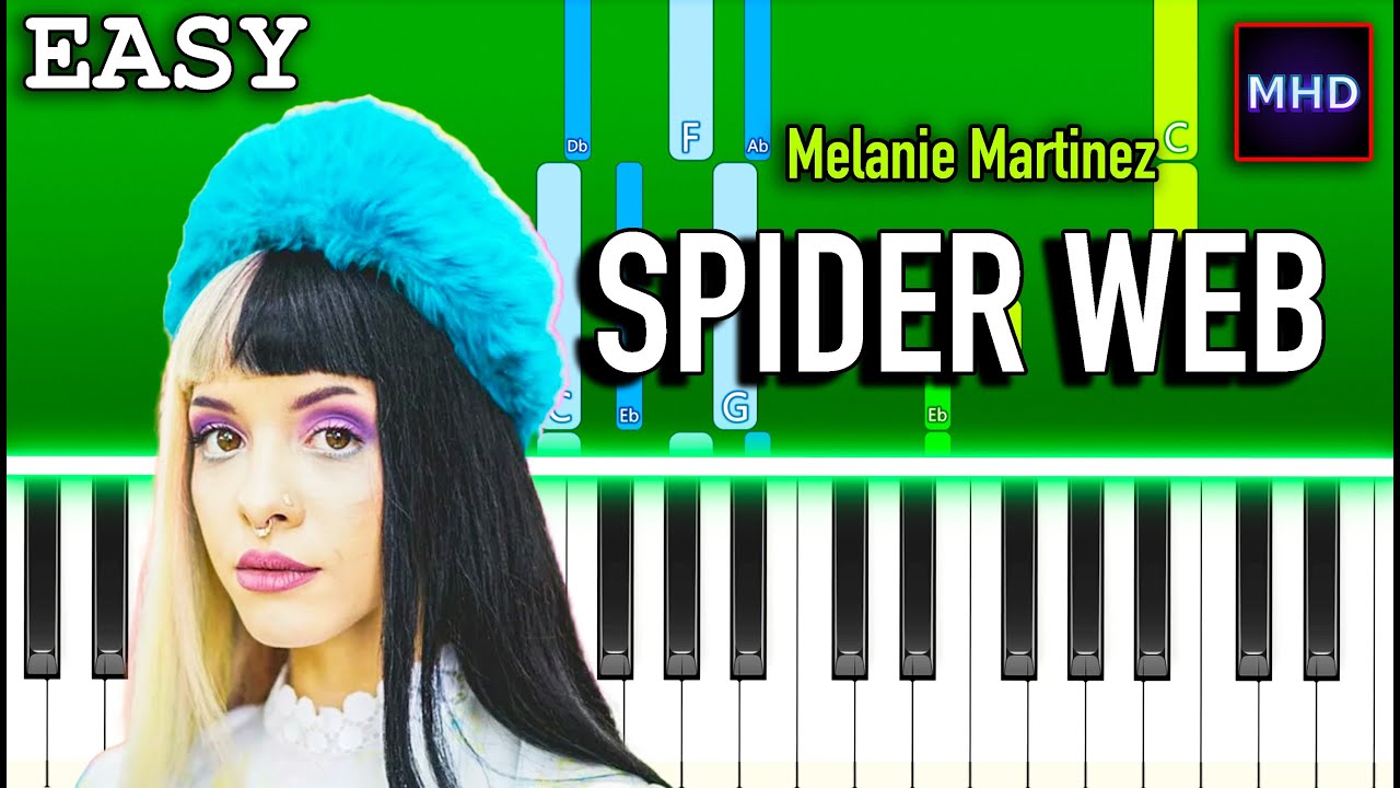 Melanie Martinez - SPIDER WEB - Piano Tutorial [EASY]