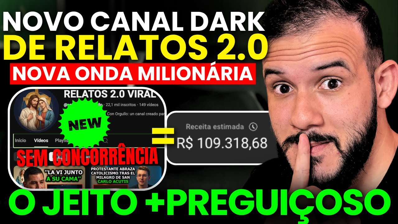 CURSO COMPLETO: COMO CRIAR UM CANAL DARK MILION&Aacute;RIO E MONETIZE EM 1 SEMANA MESMO SENDO PREGUI&Ccedil;OSO