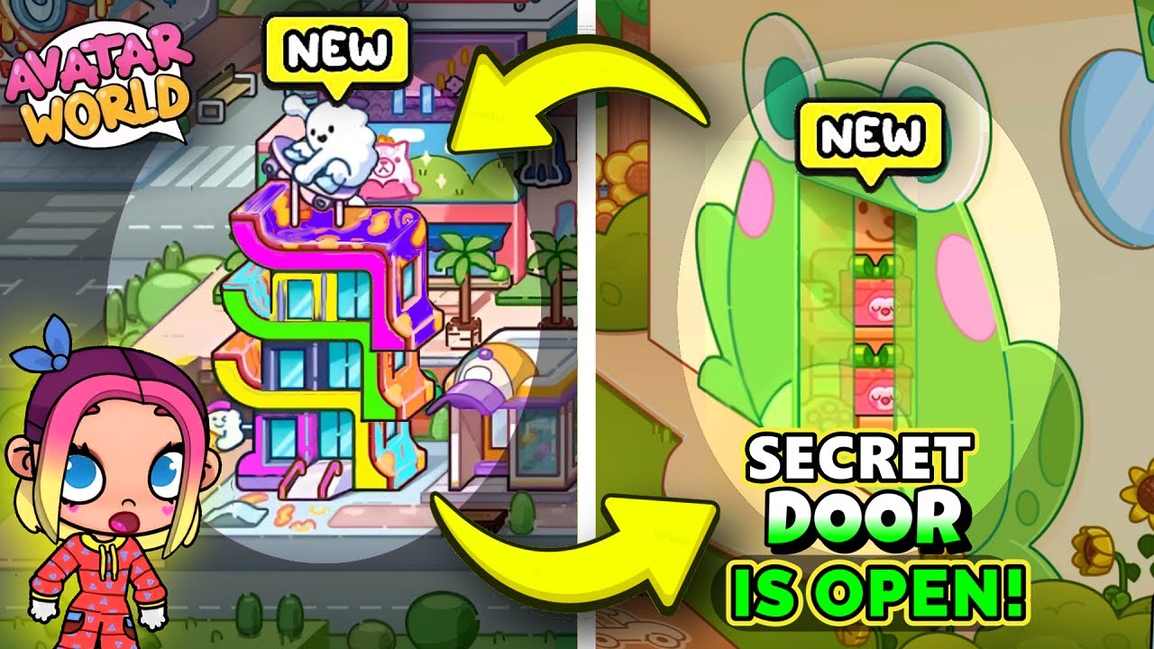 ❤️OPENED ALL THE SECRETS AND FROG DOOR AND PROMOCODES❤️ IN A NEW UPDATE IN AVATAR WORLD PAZU❤️