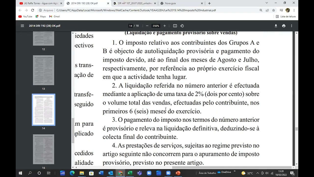 IMPOSTO INDUSTRIAL PROVISÓRIO SOBRE AS VENDAS