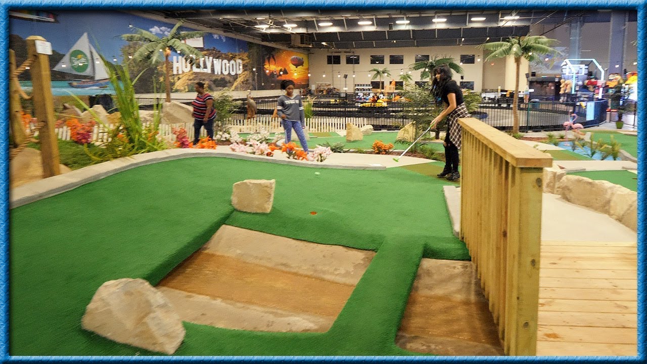 I'VE NEVER SEEN A MINI GOLF COURSE LIKE THIS BEFORE! | Brooks Holt