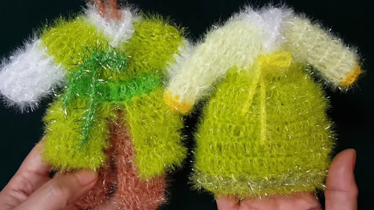 [나무사랑]한복수세미 뜨기/ Korean traditional clothes/ Han bok/ crochet