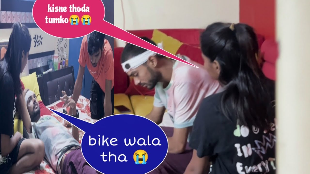 Excident Prank On girlfriend || Saru ji Rone lagi 😭