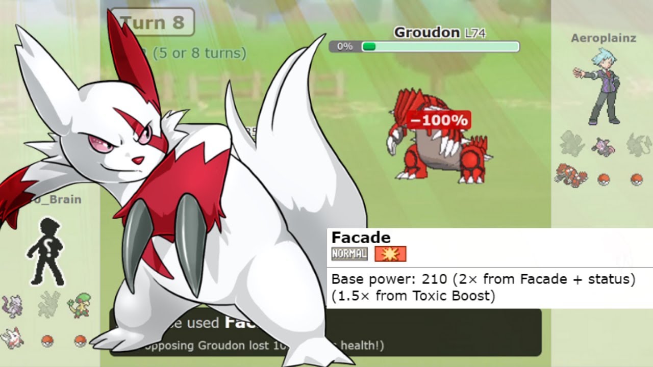 TOXIC BOOST ZANGOOSE IS TOO STRONG!!! (Pokemon Showdown Random Battles)
