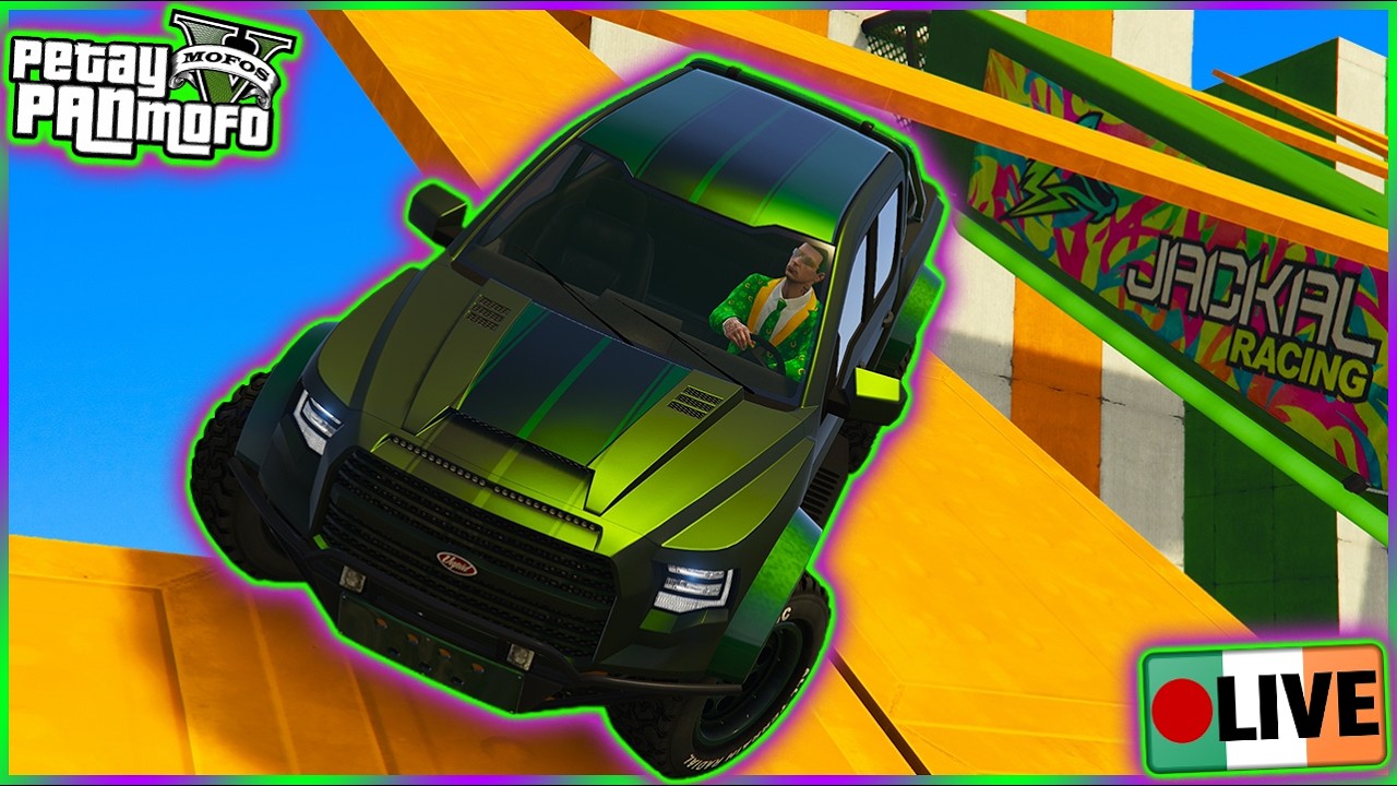 GTA Online Irish Theme Custom Jobs Playlist 🍀 - Mega Ramp, Crash Races, DMs n More (PS5) 🎮