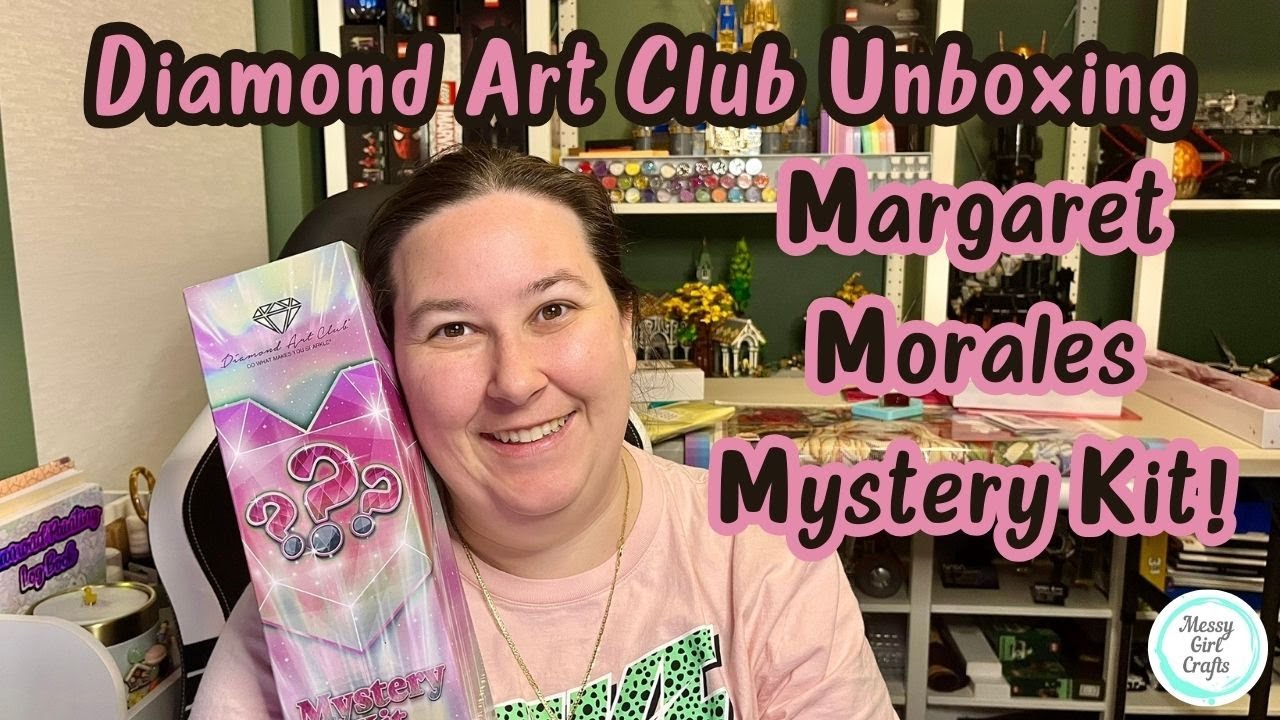 Diamond Art Club Unboxing - Mystery Kit Floral Portrait by Margaret Morales!