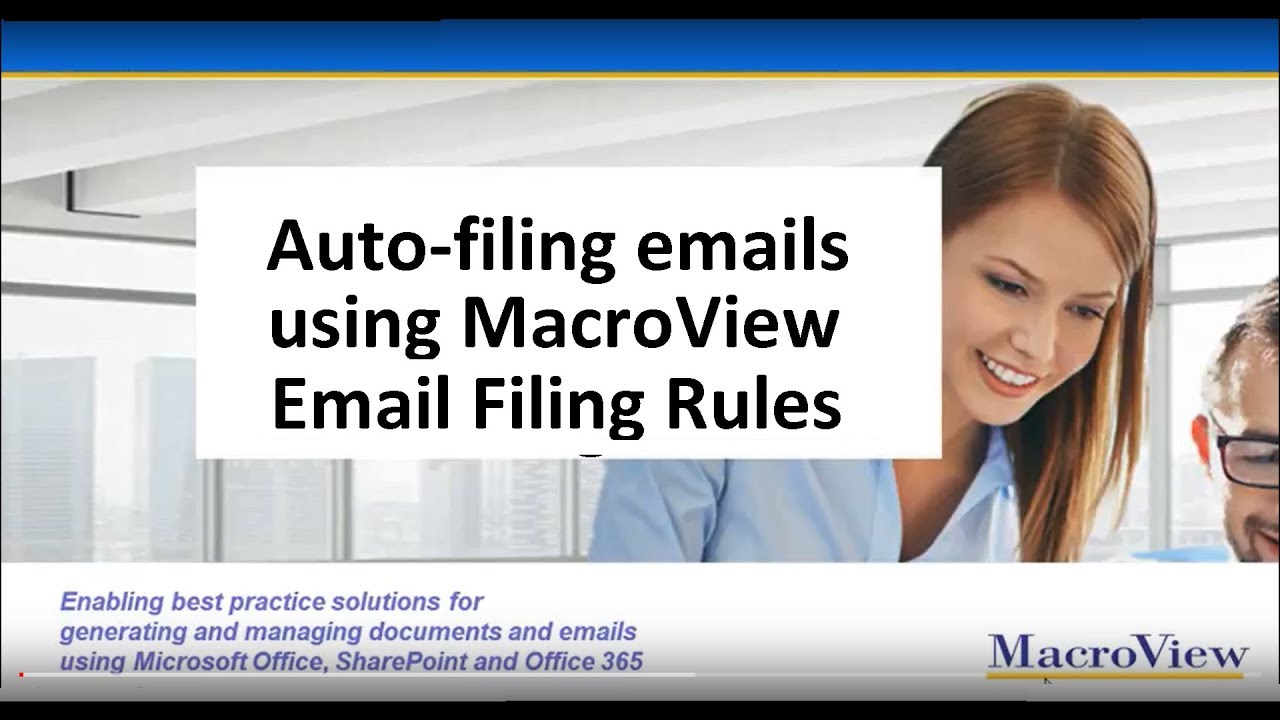 Auto Filing Emails to SharePoint