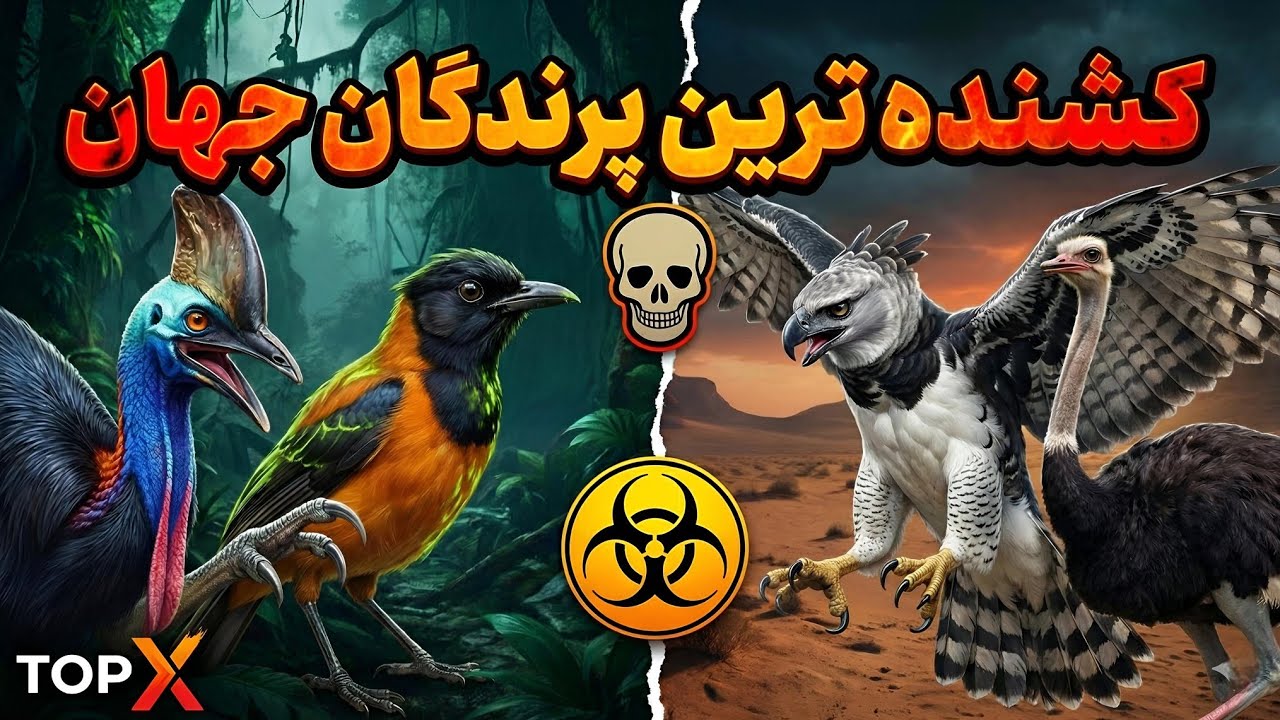 این پرنده‌ها از شیر هم خطرناک‌ترند 😱🦅