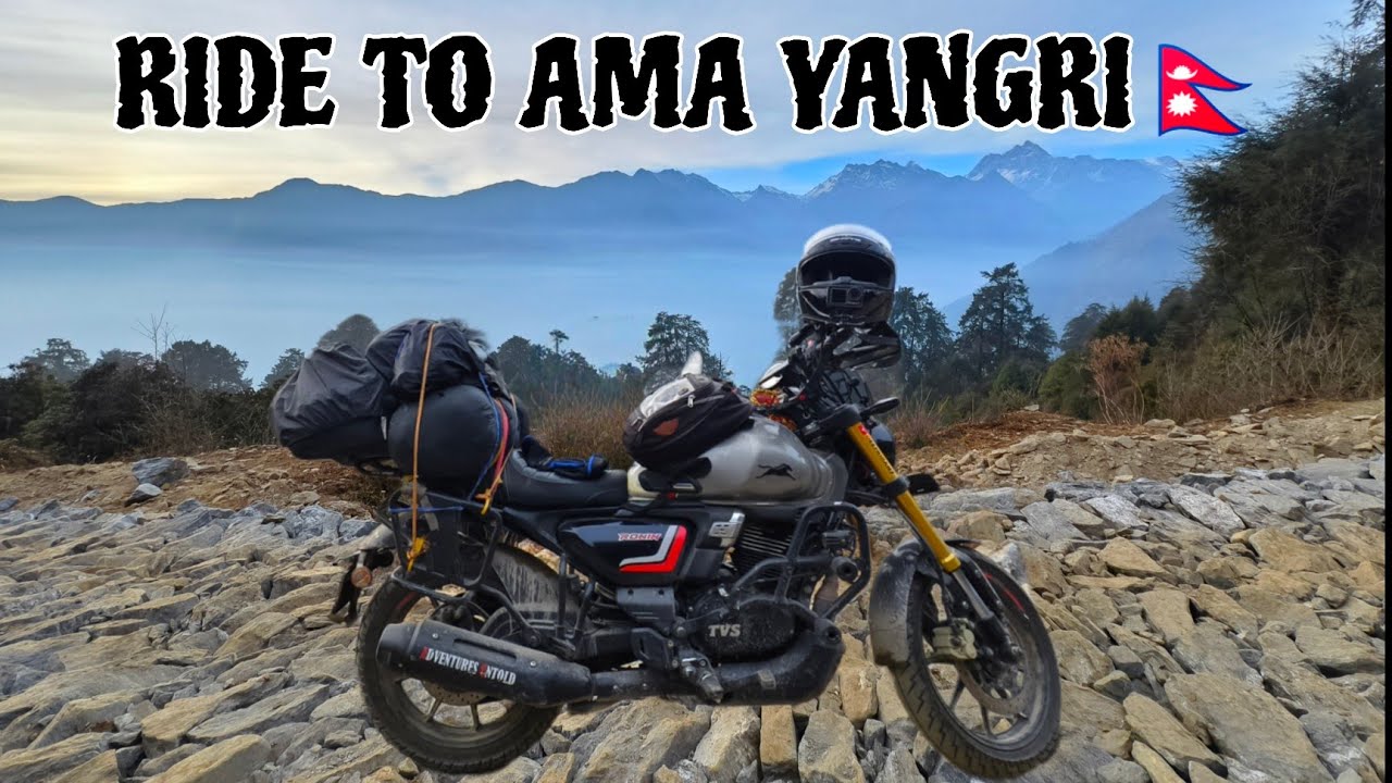 ADVENTURES RIDE TO 🇳🇵AMA YANGR ON TVS RONIN || ROAD DETAILS || HELAMBU , SINDHUPALCHOK || DAY-04