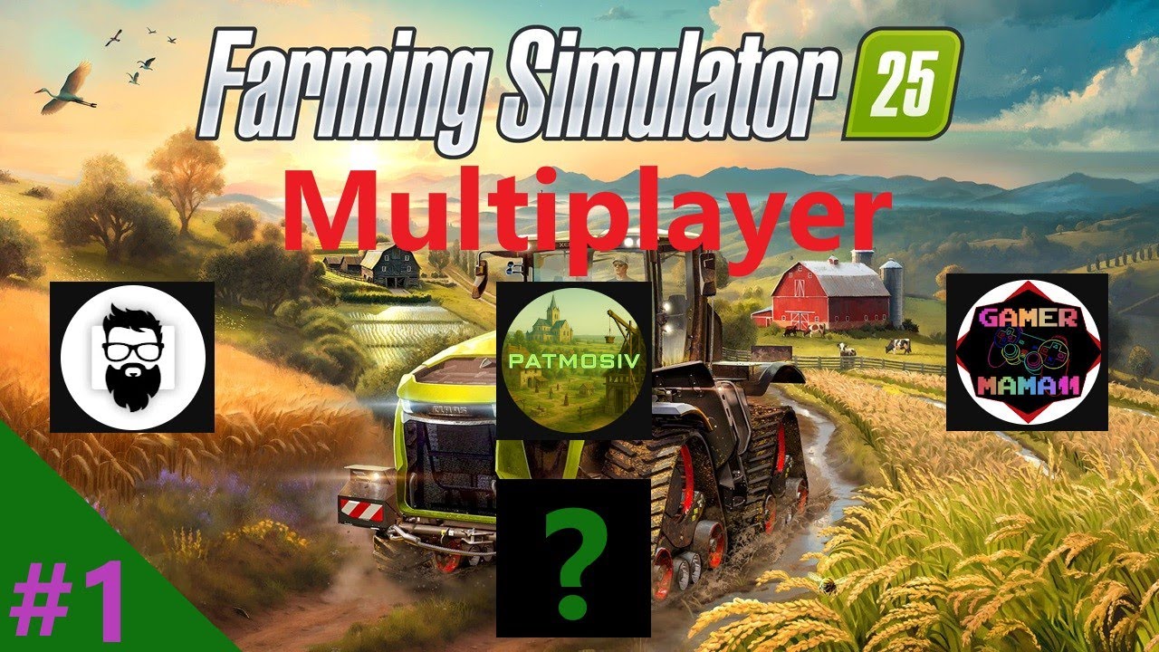 Farming Simulator 2025 - Multiplayer with ⁨@OneLastMidnight ⁨@GamerMama11⁩ and a mystery guest