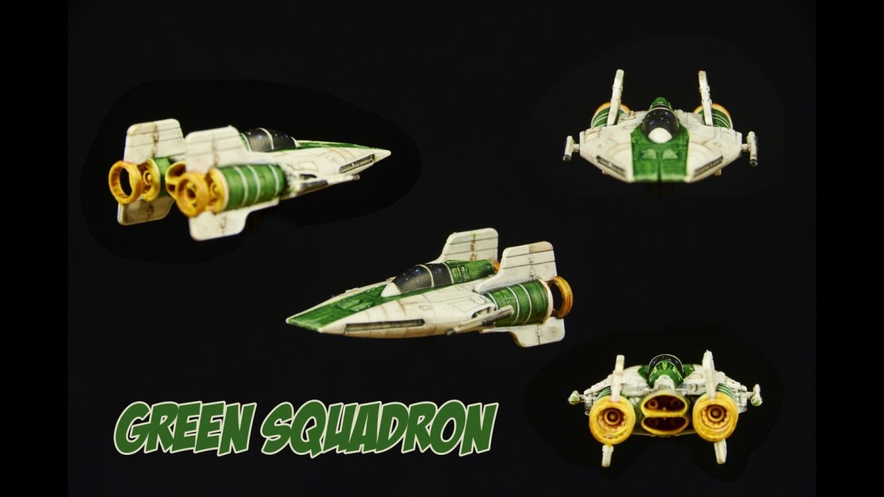 Green Squadron A-Wing Repaint
